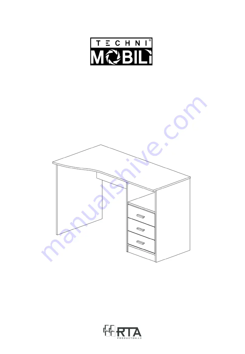 Techni Mobili RTA-8404 Assembly Instructions Manual Download Page 1