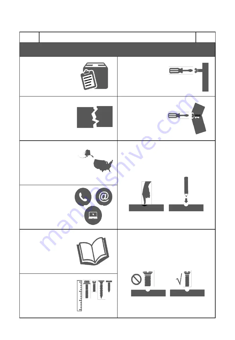 Techni Mobili RTA-8404 Assembly Instructions Manual Download Page 6