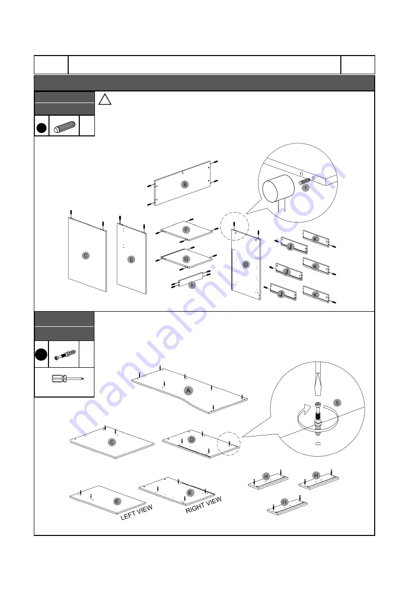 Techni Mobili RTA-8404 Assembly Instructions Manual Download Page 7