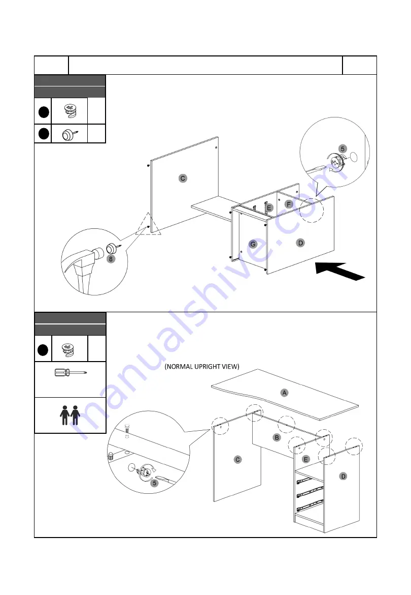 Techni Mobili RTA-8404 Assembly Instructions Manual Download Page 10