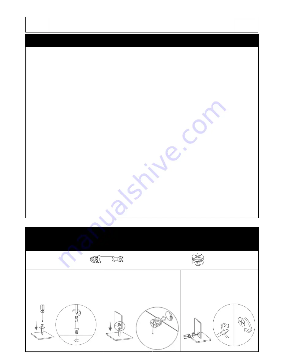 Techni Mobili RTA-8409 Assembly Instructions Manual Download Page 4