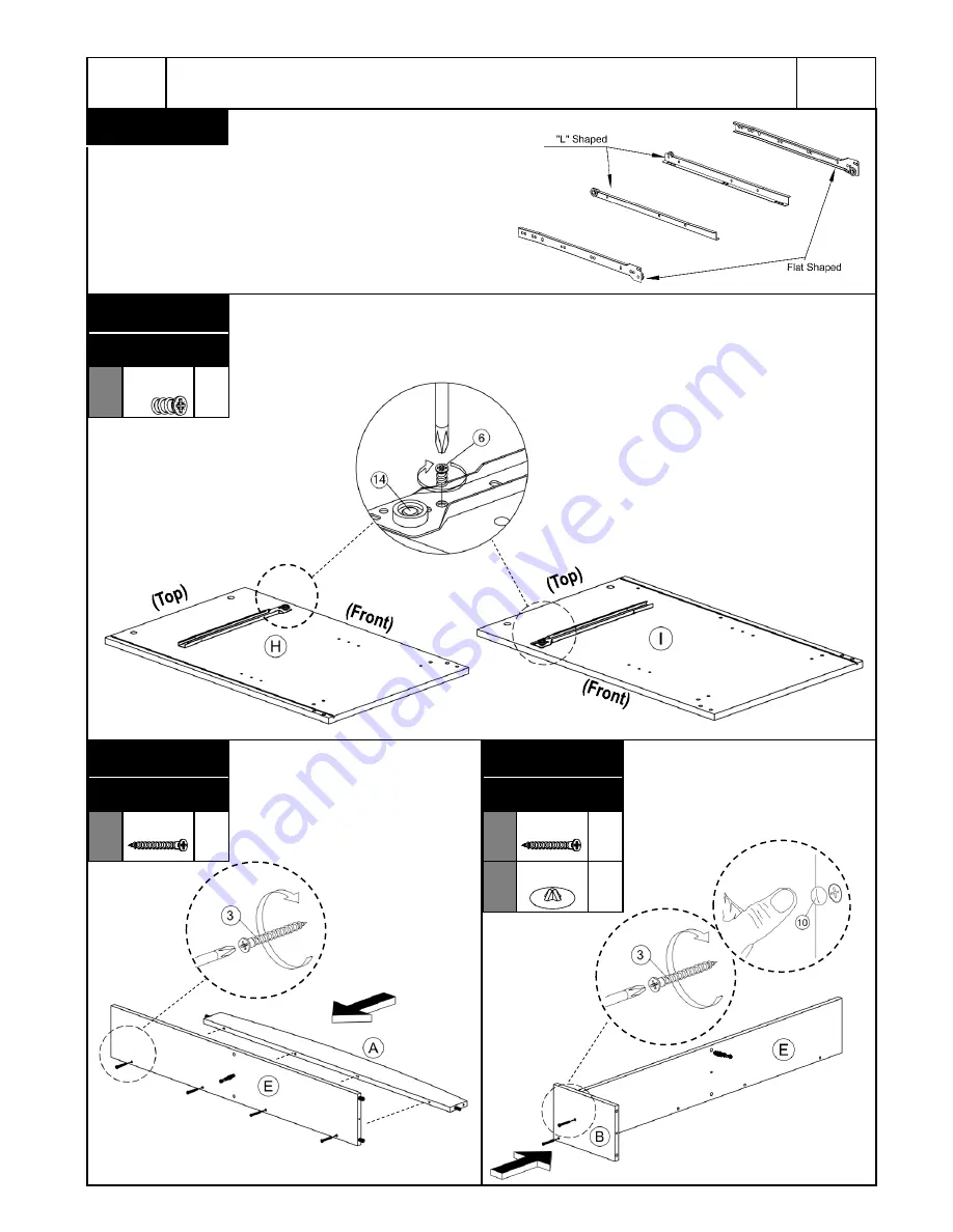 Techni Mobili RTA-8409 Assembly Instructions Manual Download Page 6