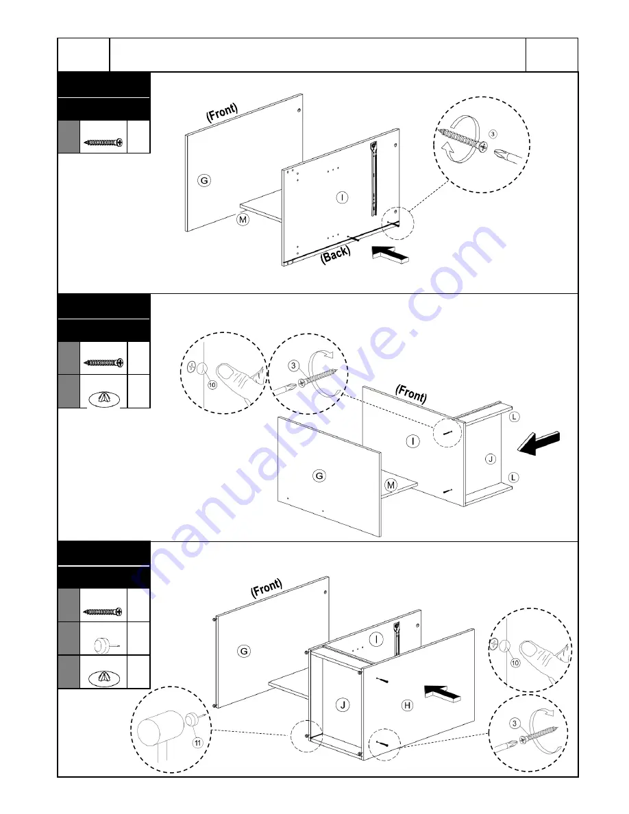 Techni Mobili RTA-8409 Assembly Instructions Manual Download Page 8