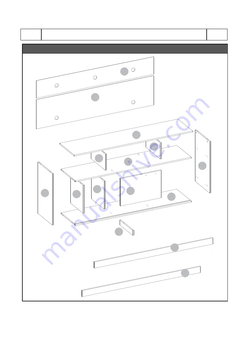 Techni Mobili RTA-910TV Assembly Instructions Manual Download Page 4