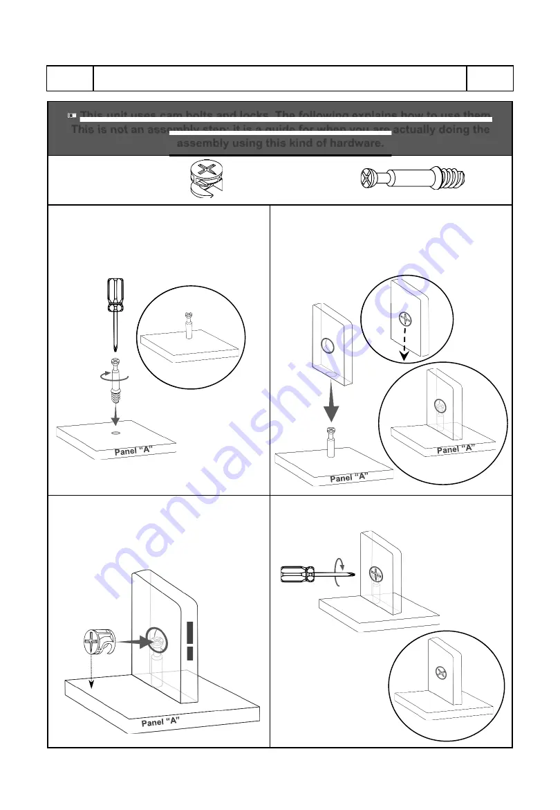 Techni Mobili RTA-910TV Assembly Instructions Manual Download Page 5