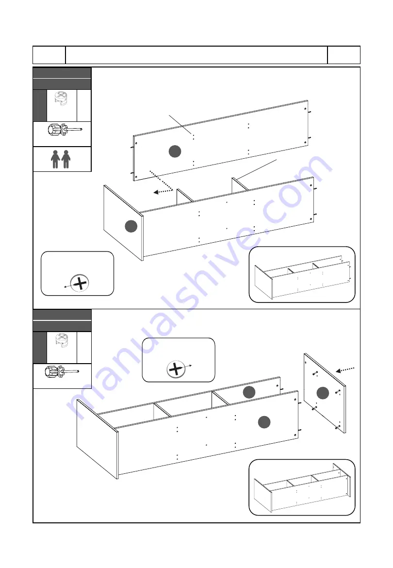 Techni Mobili RTA-910TV Assembly Instructions Manual Download Page 9