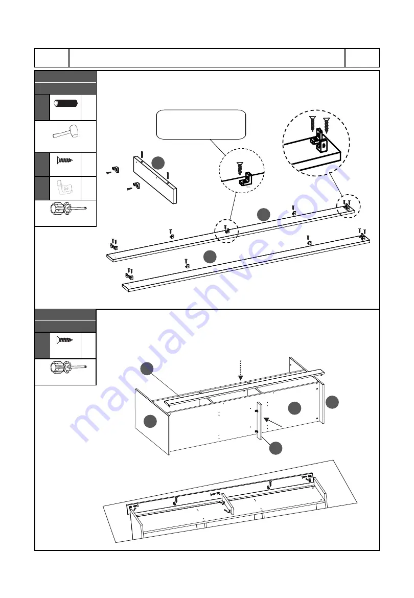 Techni Mobili RTA-910TV Assembly Instructions Manual Download Page 10