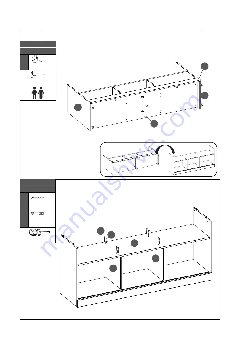 Techni Mobili RTA-910TV Assembly Instructions Manual Download Page 11