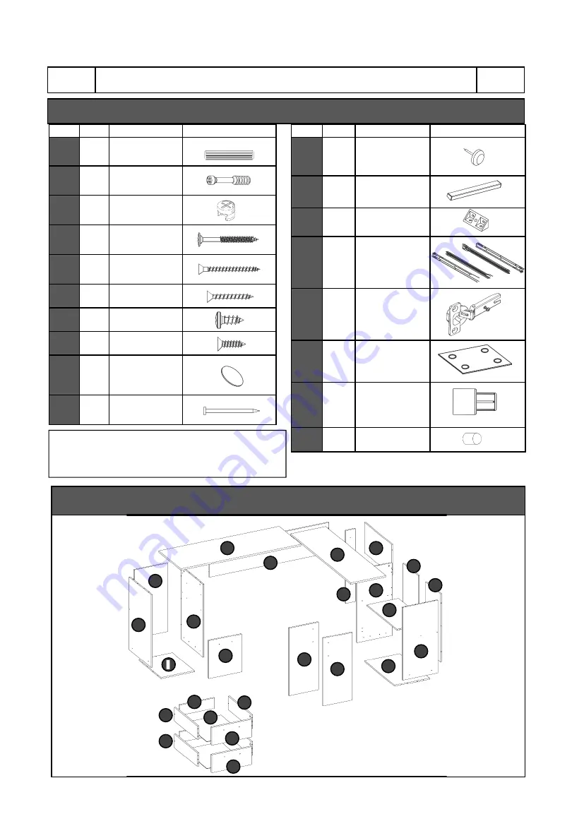 Techni Mobili RTA-914LD Assembly Instructions Manual Download Page 4