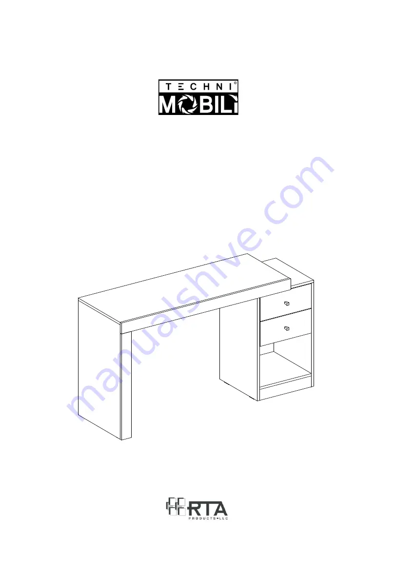 Techni Mobili RTA-988D Assembly Instructions Manual Download Page 1