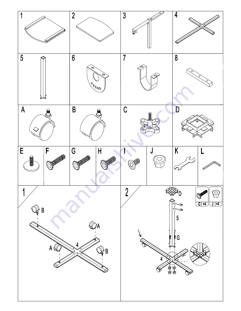 Techni Mobili RTA-B003 Assembly Instructions Download Page 2