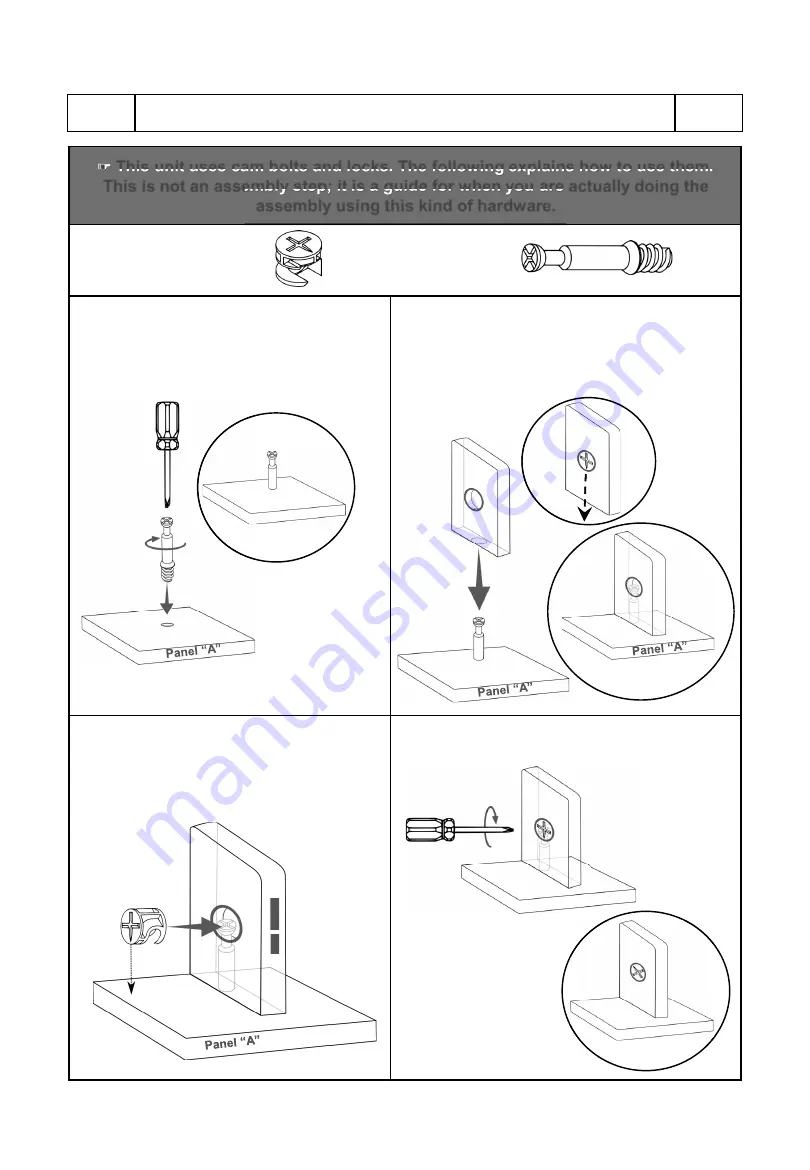 Techni Mobili RTA-B018 Assembly Instructions Manual Download Page 5