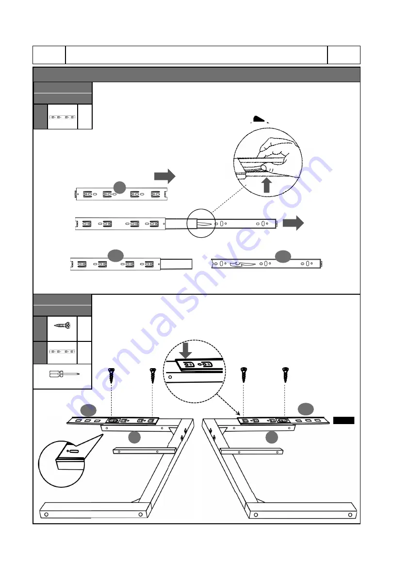 Techni Mobili RTA-B018 Assembly Instructions Manual Download Page 7