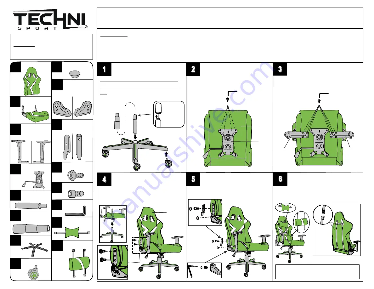 Techni Sport RTA-TS70 Assembly Instructions Download Page 1