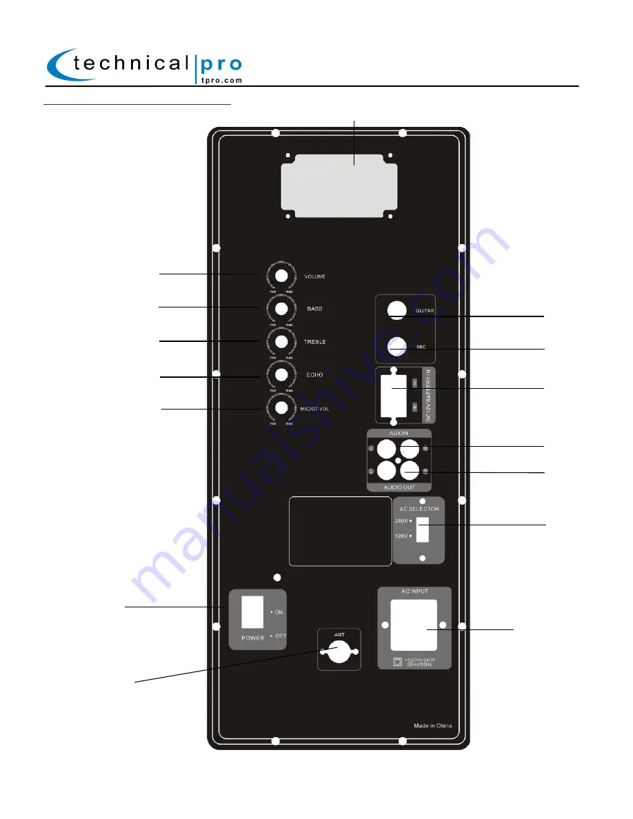 Technical Pro PSHAKE1500 Скачать руководство пользователя страница 3