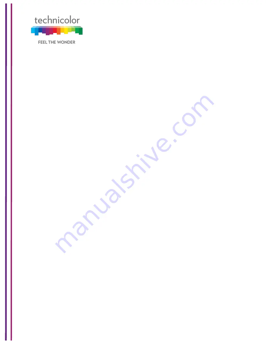 Technicolor CGA4131 Operation Manual Download Page 3