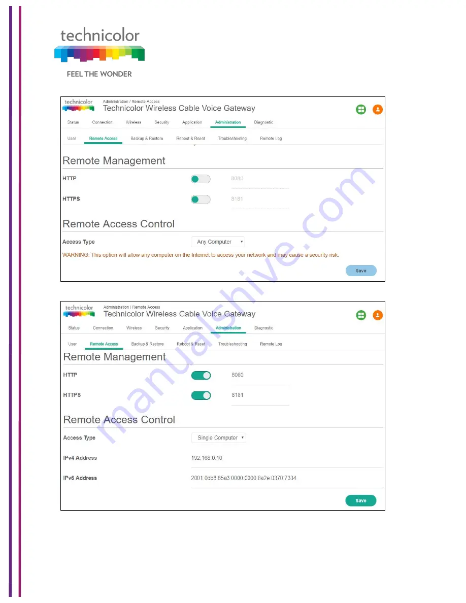 Technicolor CGA4131 Operation Manual Download Page 115