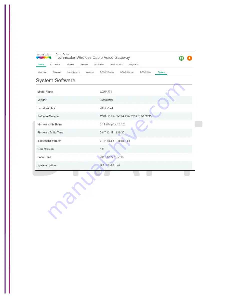 Technicolor CGM4231 Operation Manual Download Page 18