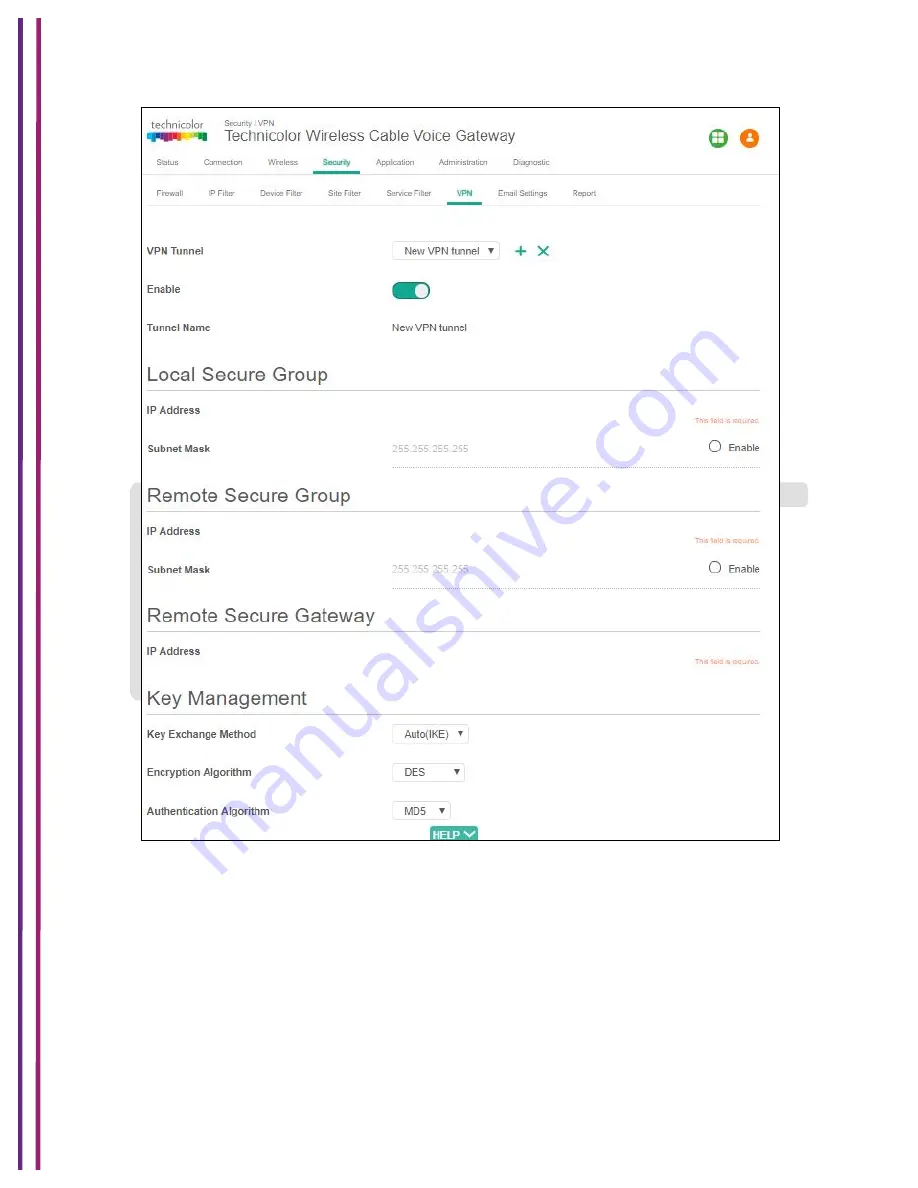 Technicolor CGM4231 Operation Manual Download Page 79