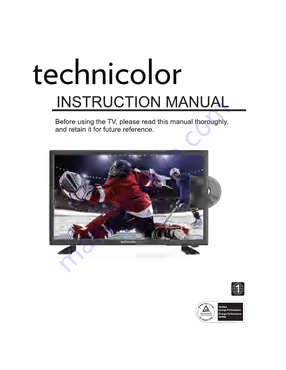 Technicolor TCV2480A Instruction Manual Download Page 1