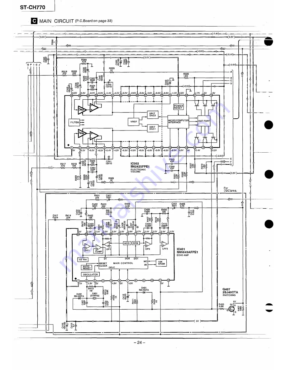 Technics RS-CH770 Service Manual Download Page 24