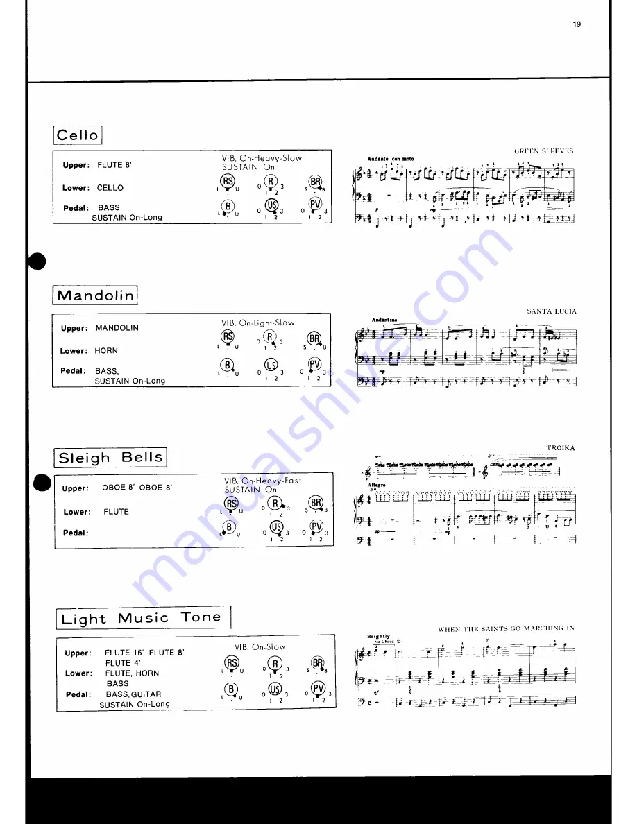 Technics SX-3500R Operating Instructions Manual Download Page 21