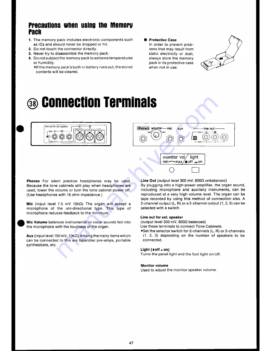 Technics SX-A1 Скачать руководство пользователя страница 49