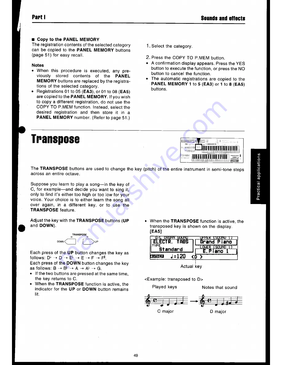 Technics SX-EA3 Owner'S Manual Download Page 51