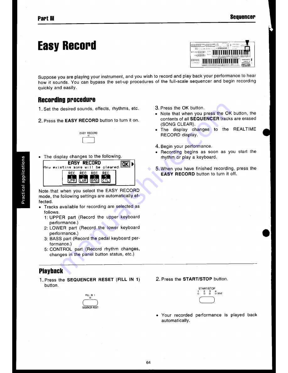 Technics SX-EA3 Owner'S Manual Download Page 66