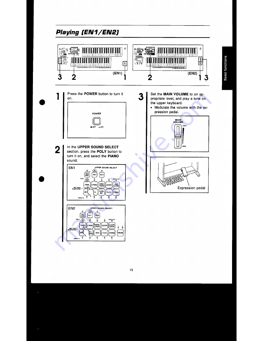 Technics SX-EN1 Manual Download Page 15