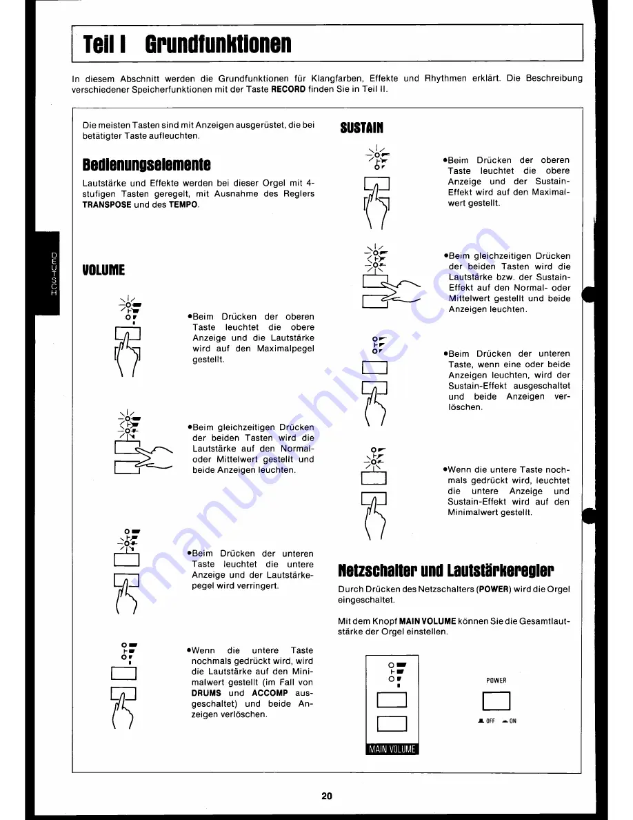 Technics SX-EX5L User Manual Download Page 22