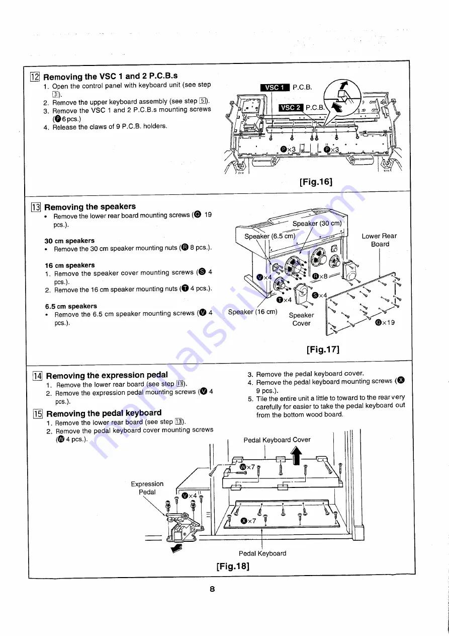 Technics SX-G100C Service Manual Download Page 9