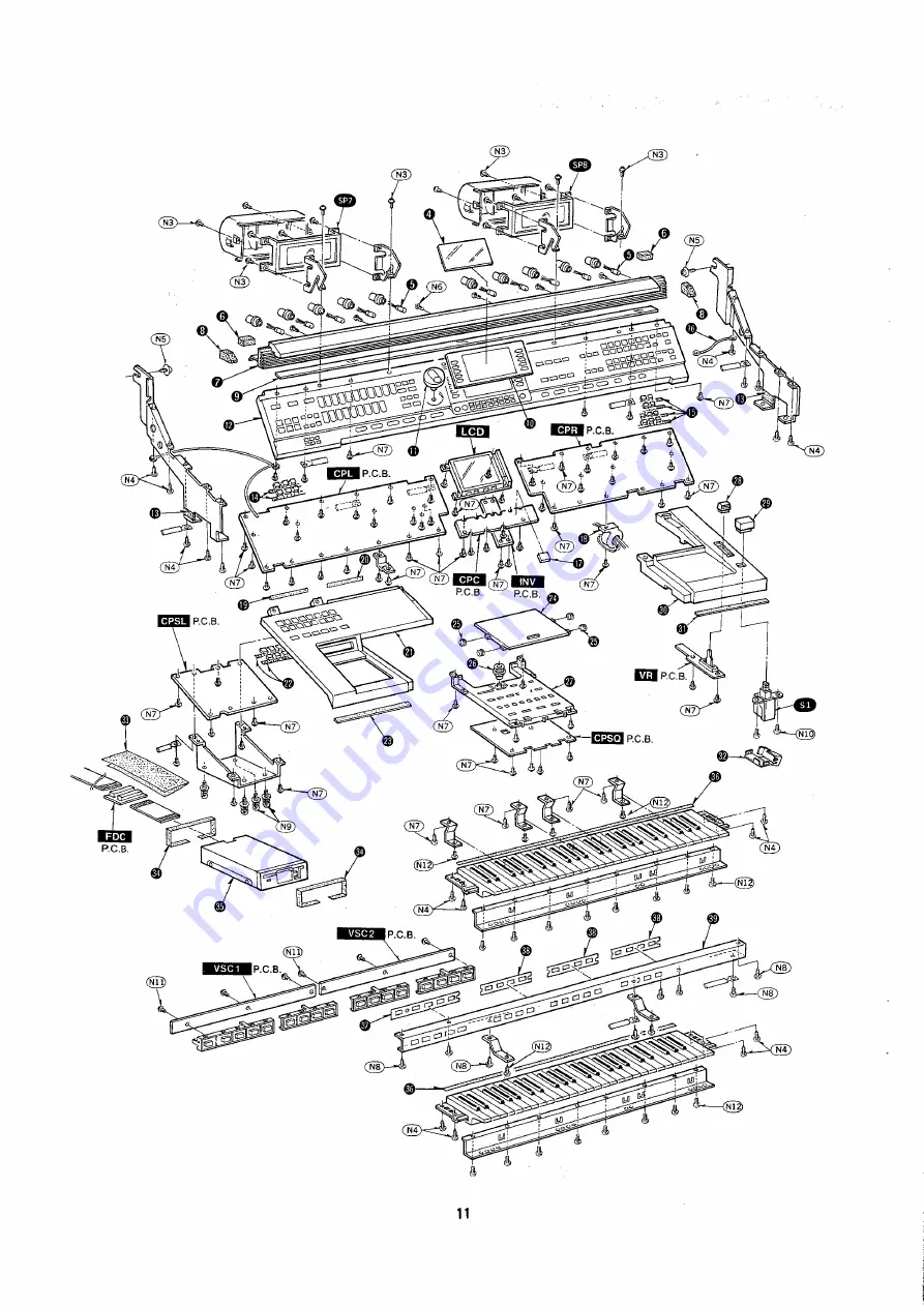 Technics SX-G100C Service Manual Download Page 12