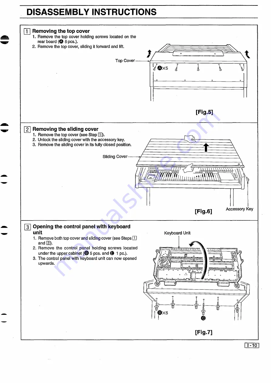 Technics SX-G100C Service Manual Download Page 35