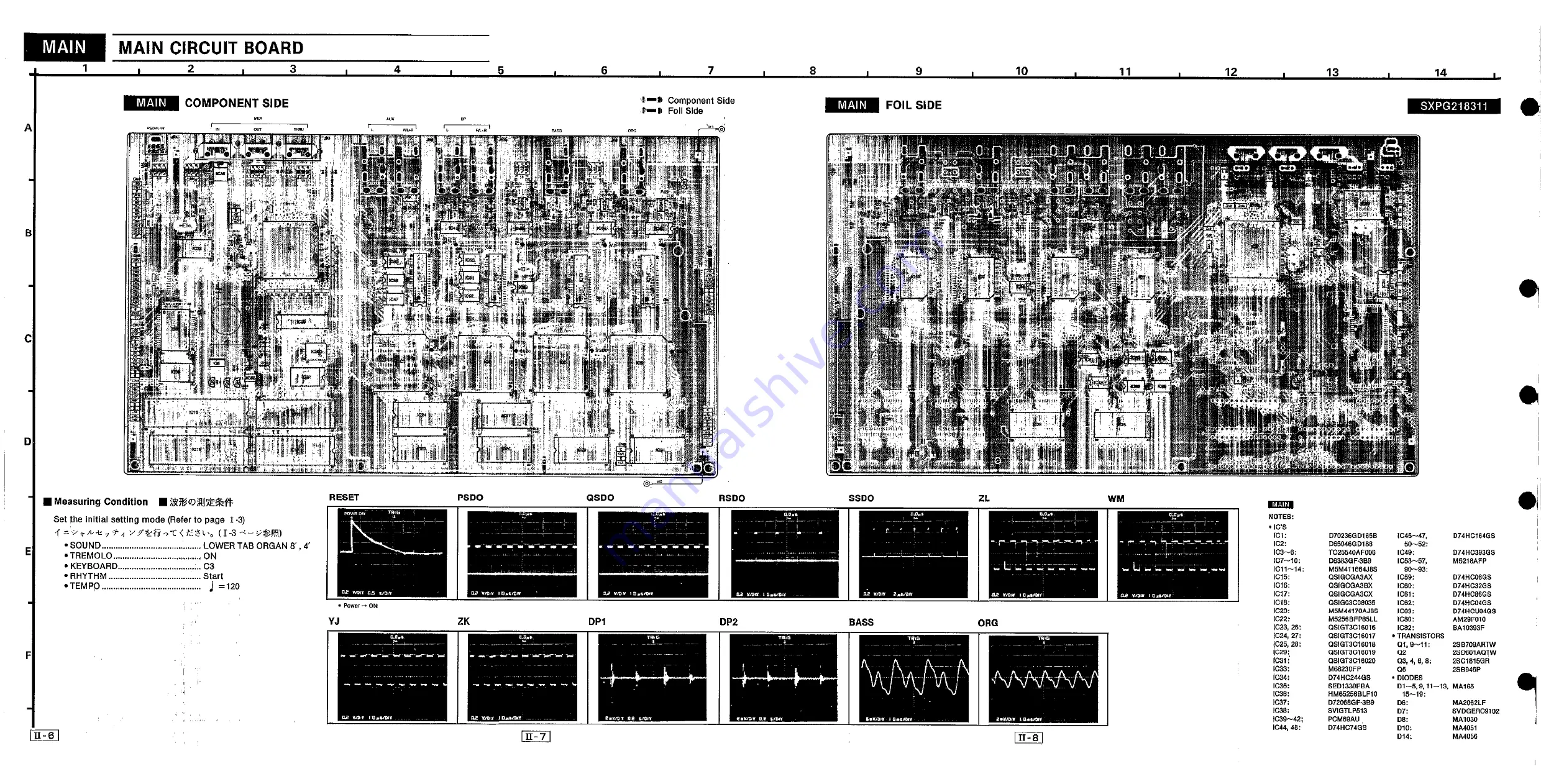 Technics SX-G100C Service Manual Download Page 48