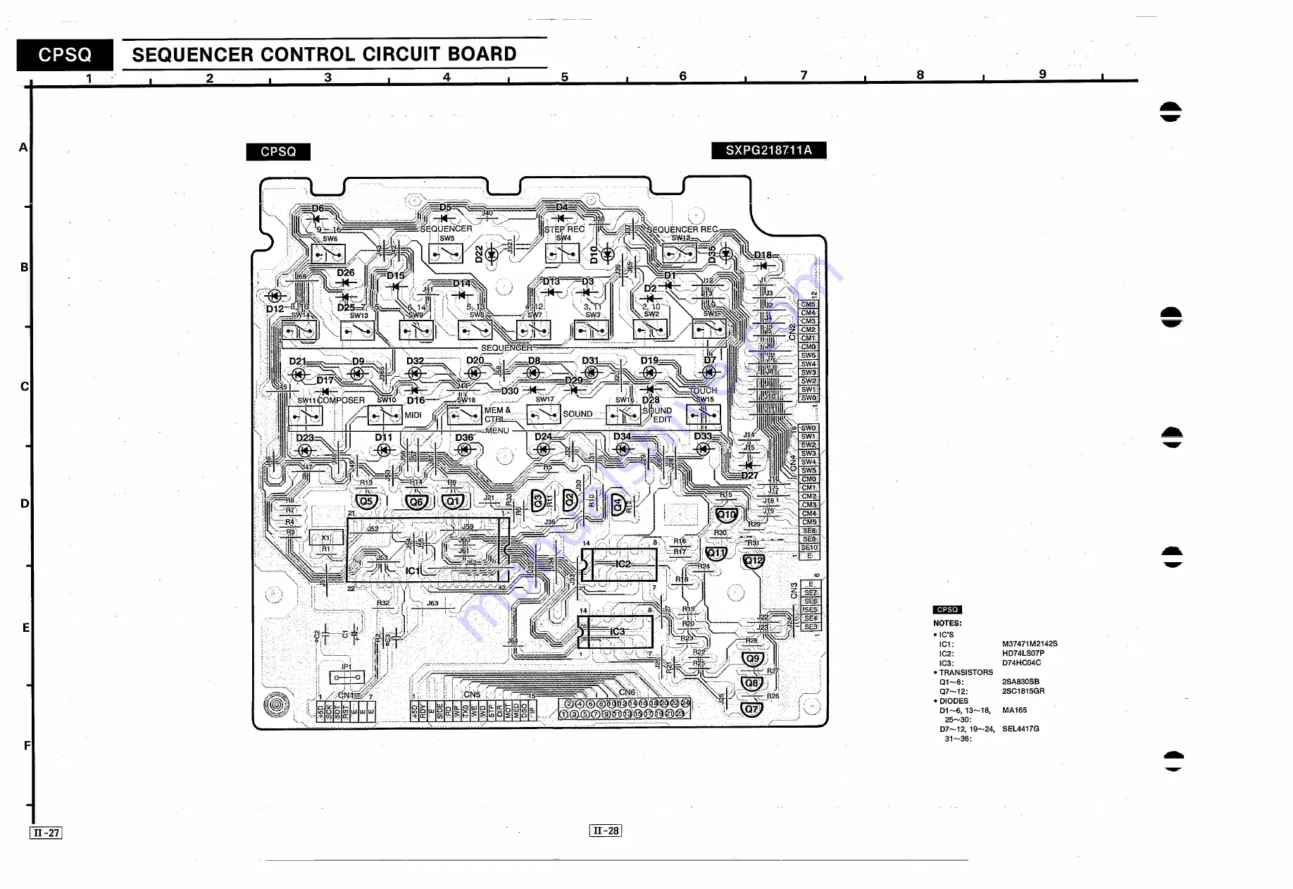 Technics SX-G100C Service Manual Download Page 56