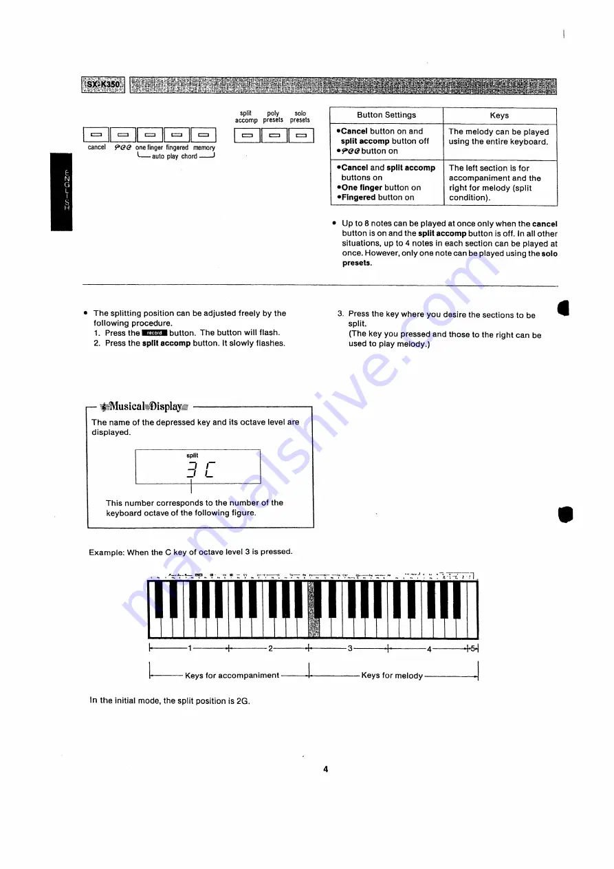 Technics SX-K300 Скачать руководство пользователя страница 6