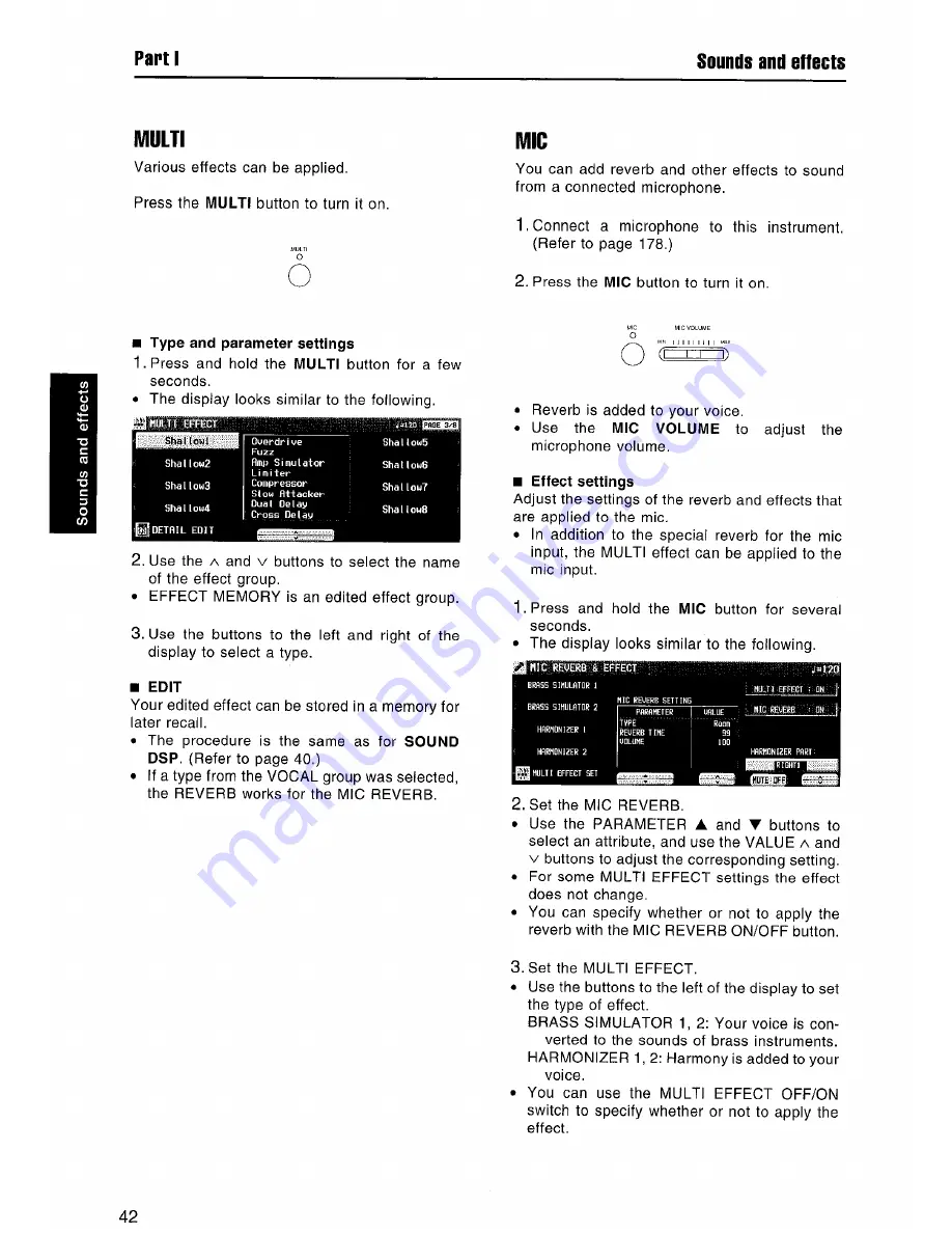 Technics SX-KN6000 Owner'S Manual Download Page 42