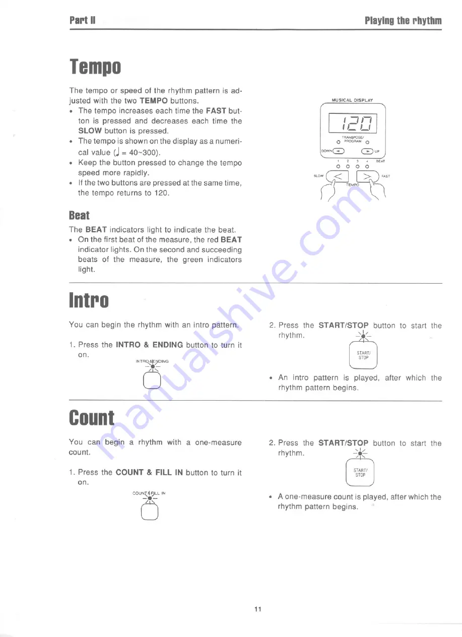 Technics SX-PR250 User Manual Download Page 12