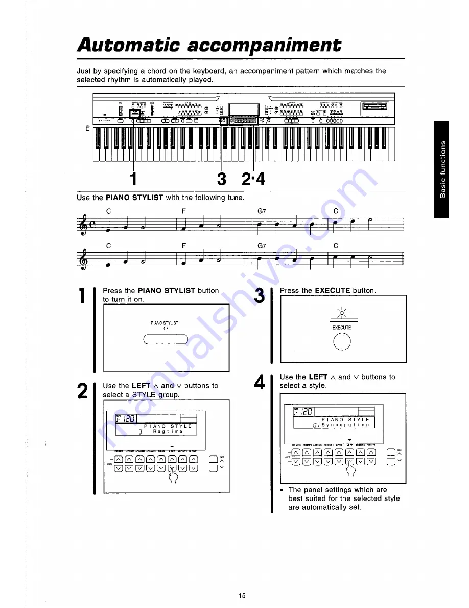 Technics sx-PR51 Owner'S Manual Download Page 17