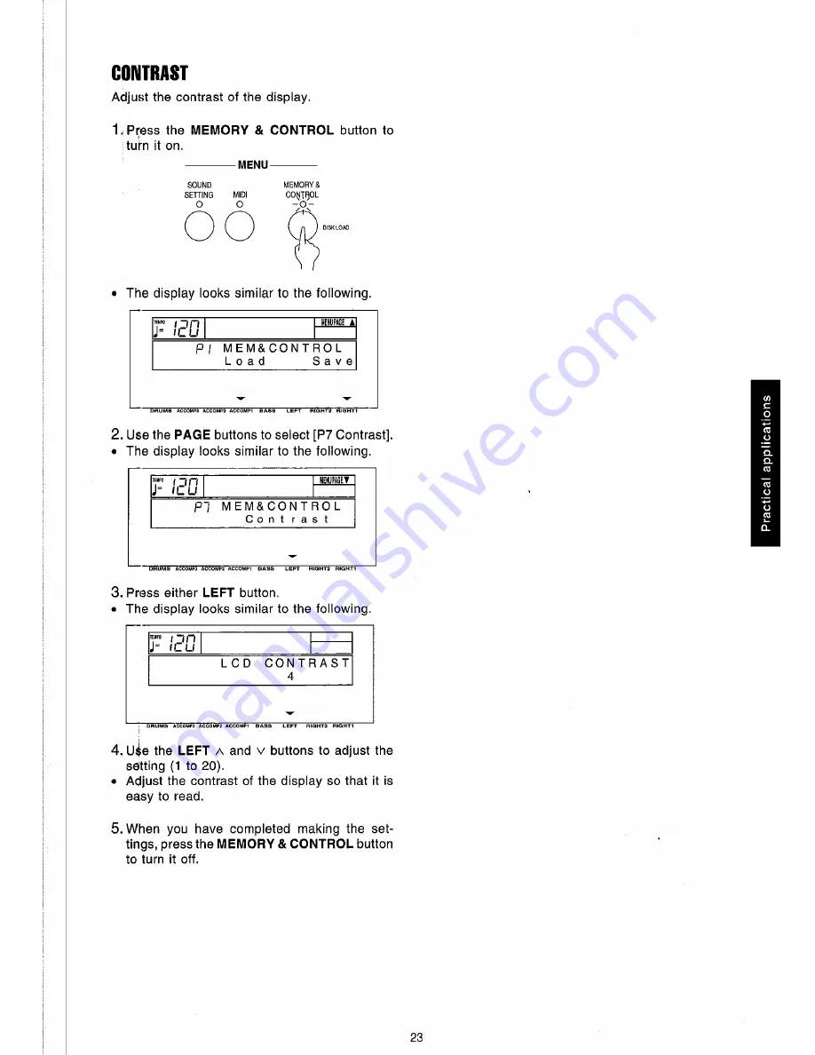 Technics sx-PR51 Owner'S Manual Download Page 25