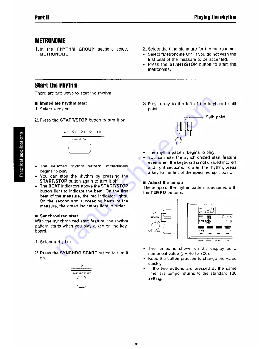 Technics sx-PR51 Owner'S Manual Download Page 38