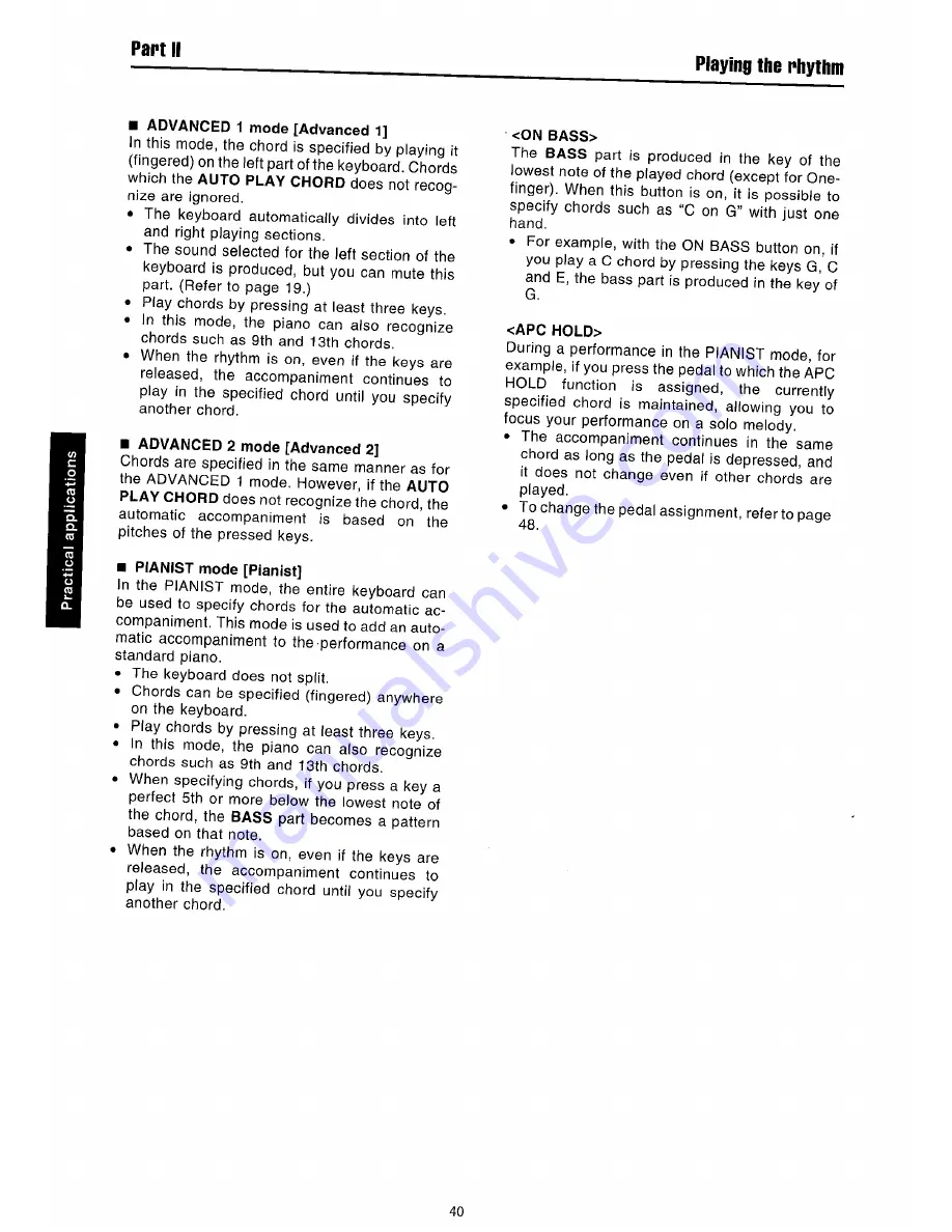 Technics sx-PR51 Owner'S Manual Download Page 42