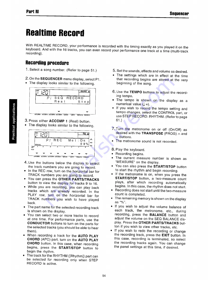 Technics sx-PR51 Owner'S Manual Download Page 56