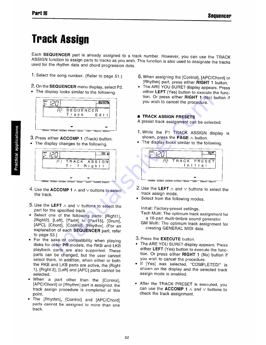 Technics sx-PR51 Owner'S Manual Download Page 64