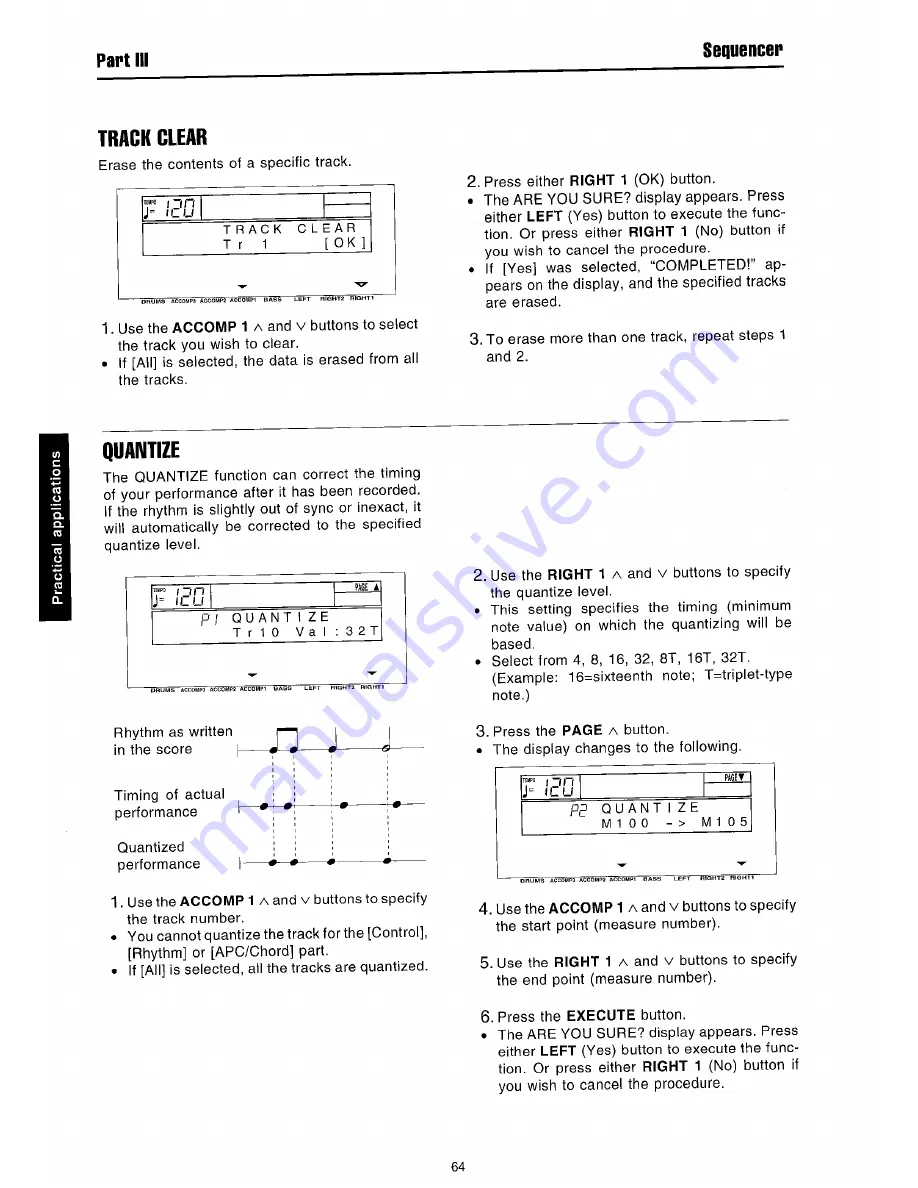 Technics sx-PR51 Owner'S Manual Download Page 66