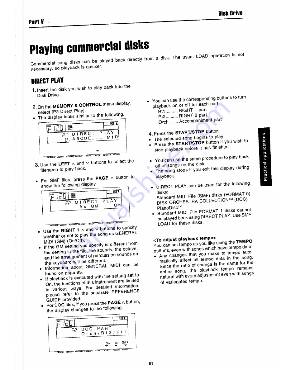 Technics sx-PR51 Owner'S Manual Download Page 83