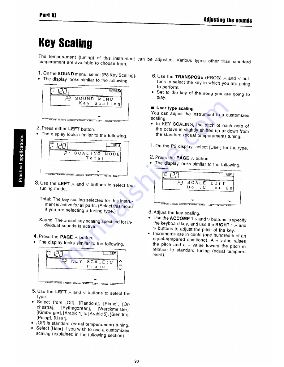 Technics sx-PR51 Owner'S Manual Download Page 92