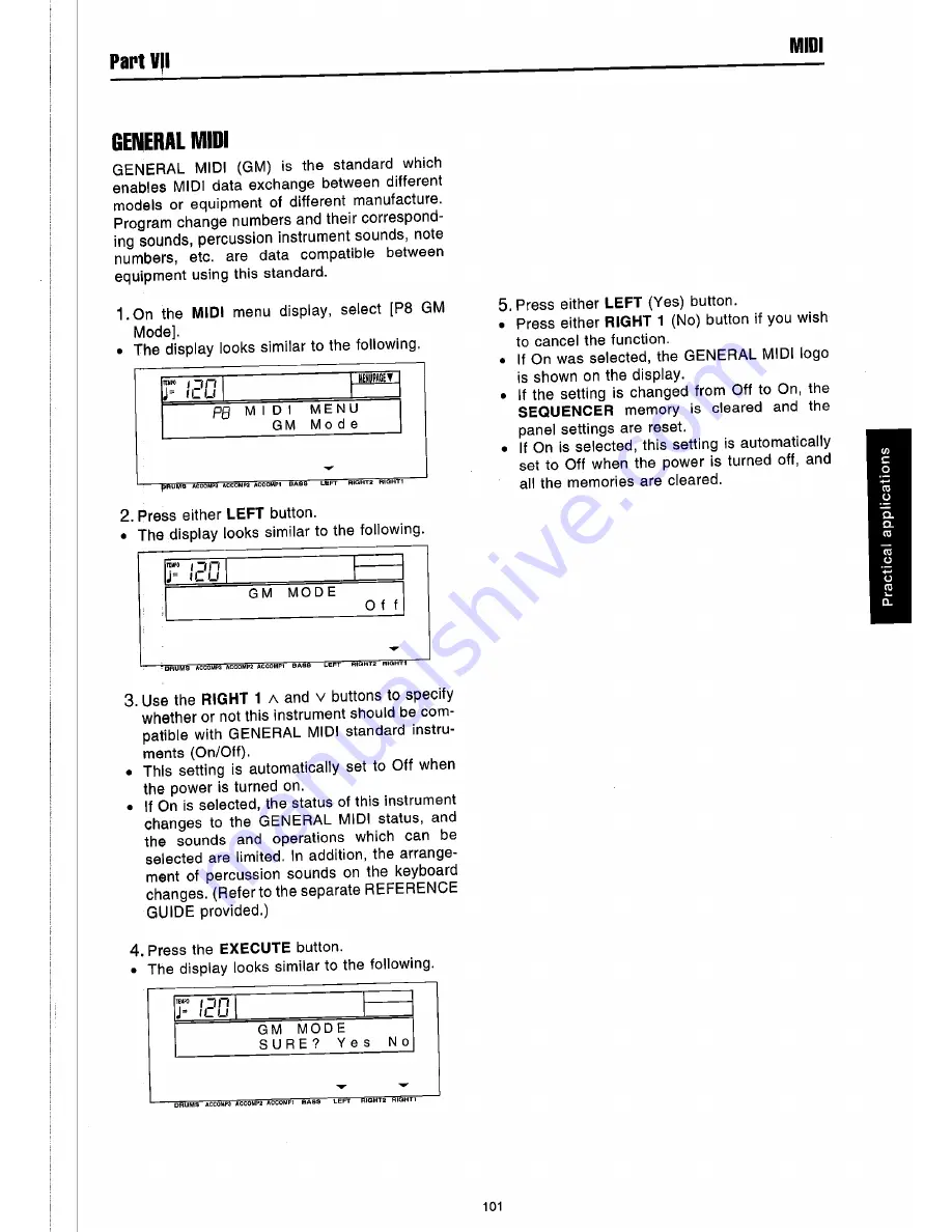 Technics sx-PR51 Owner'S Manual Download Page 103