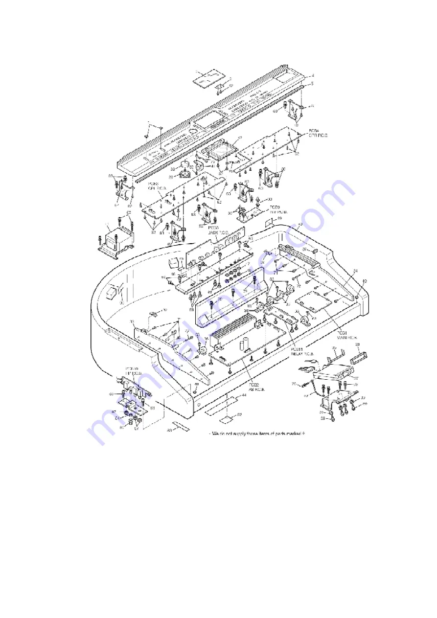 Technics SX-PR950P Service Manual Download Page 45